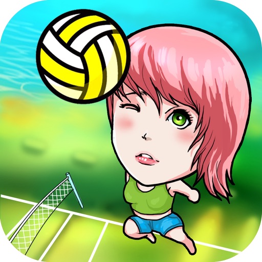 Beach Volleyball - Cute Girls Headed 2k16 iOS App