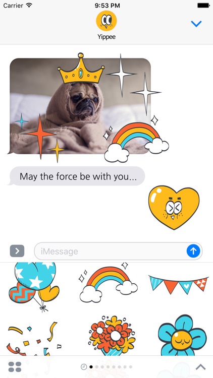 Yippee stickers