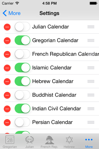 Calendar Converter screenshot 3