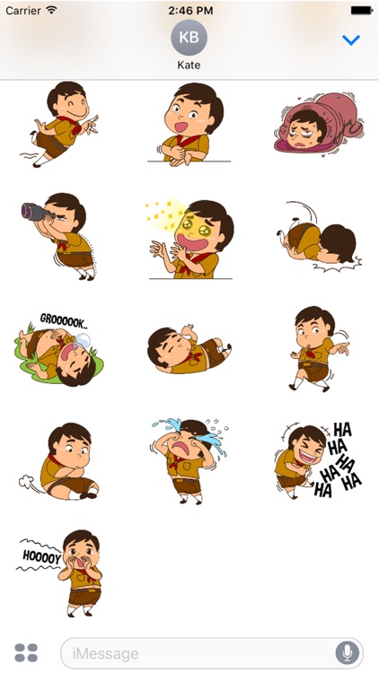 Boy Scout Stickers for iMessage by AMSTICKERS