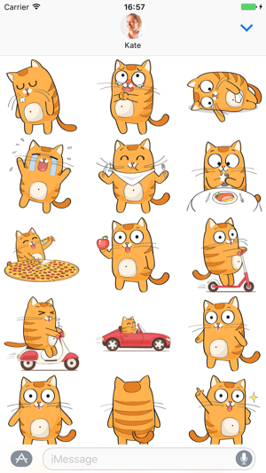 Cartoon Cats - Stickers for iMessage(圖2)-速報App