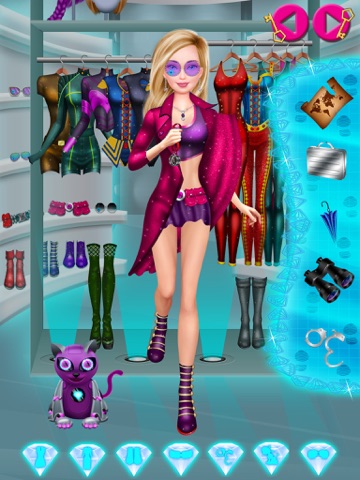 Super Spy Girl Salon: Spa, Makeup and Dressup Game screenshot 4