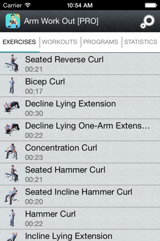 Arm Muscles Dumbbell Workouts Exercises & Routines screenshot 2