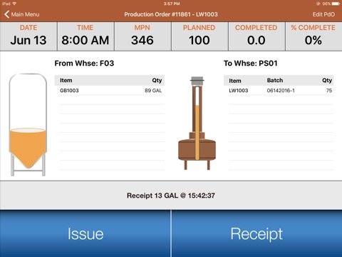 OSpirits Production App screenshot 3