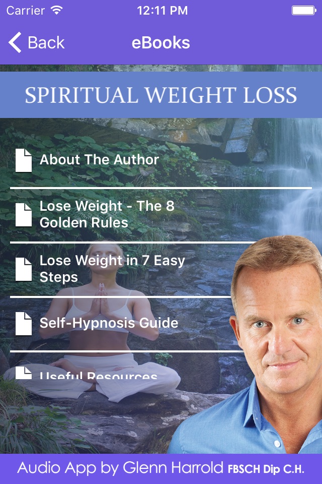Spiritual Weight Loss Meditation by Glenn Harrold screenshot 4