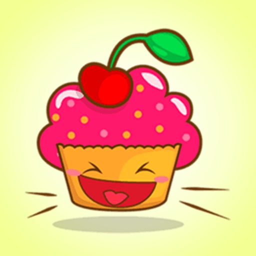 Funny Cake Stickers! icon
