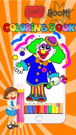 Game screenshot Joker circus learn coloringbook hd preschool kid apk