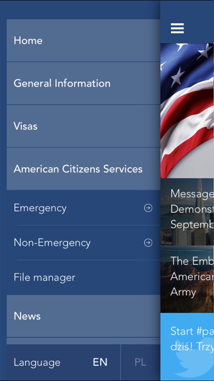 US Embassy Poland Mobile screenshot-4
