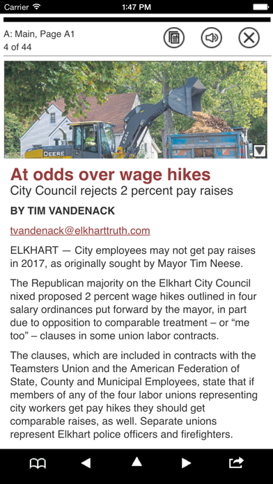 Elkhart Truth eEdition screenshot 2