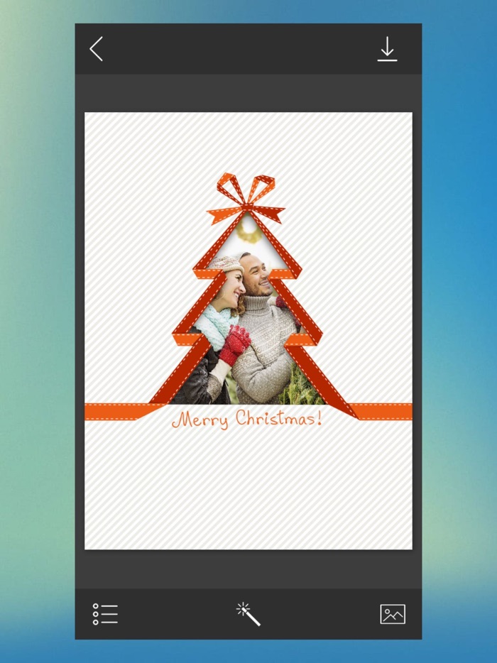 Holiday Christmas Frame - Instant pic frames