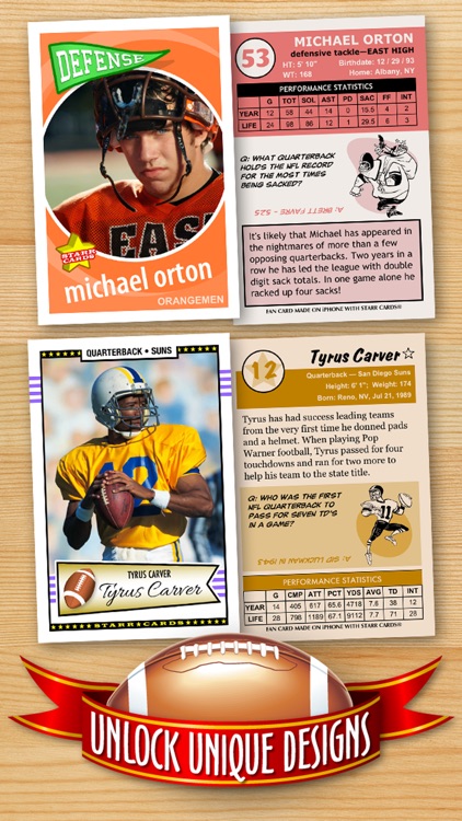 Football Card Maker - Make Your Own Starr Cards screenshot-2