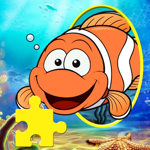 My Tiny Clown Fish Jigsaw Puzzle Game For Kids iOS App