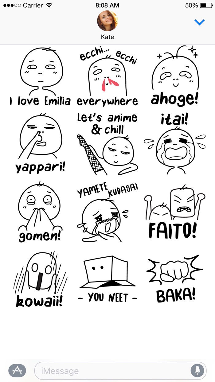 Otaku Lingo stickers