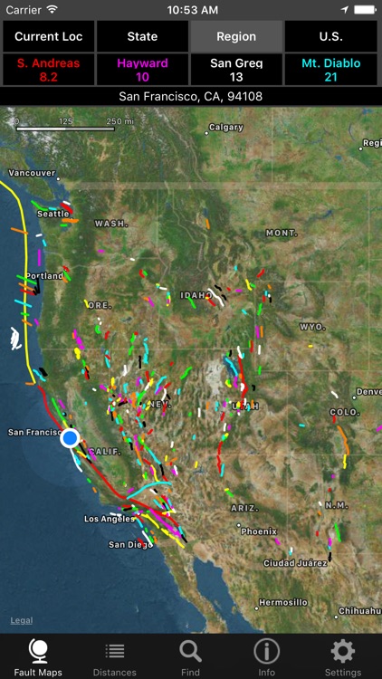 U.S. Earthquake Faults