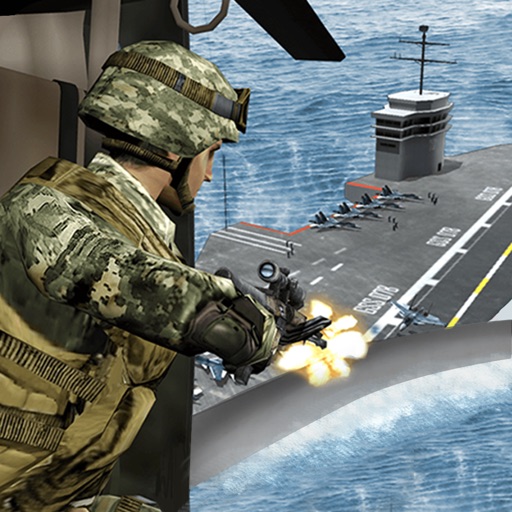 Naval Warfare Gunship Battle – Navy Seal Shooting icon