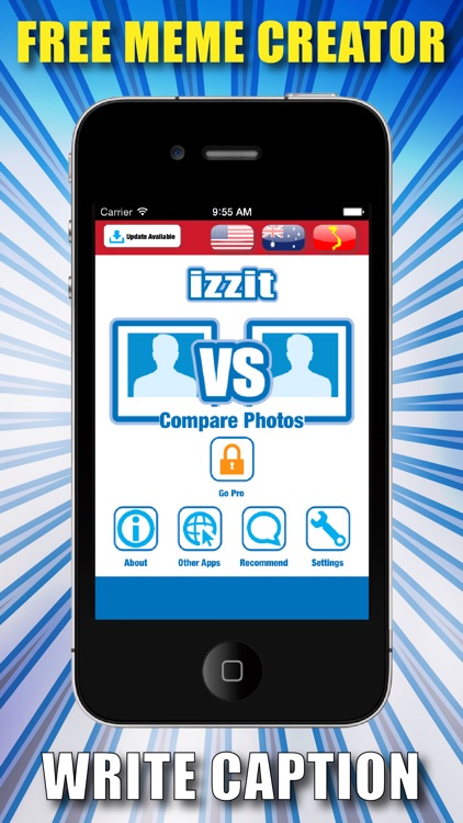 Izzit - Combined Photo Meme Creator