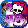 2048 + UNDO Number Puzzle Game "for Monster High "