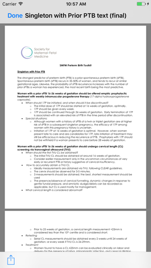 SMFM Preterm Birth Toolkit(圖5)-速報App