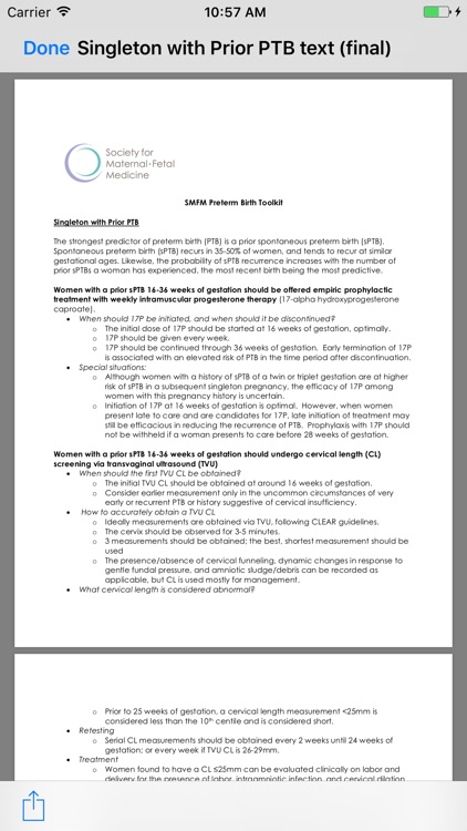 SMFM Preterm Birth Toolkit screenshot-4