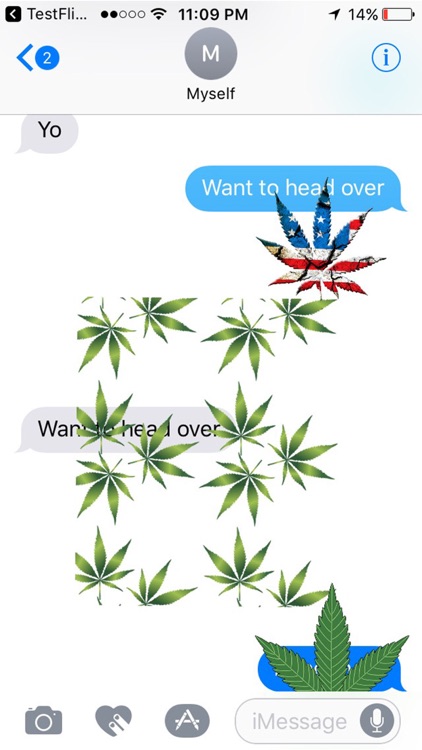 Weed Stickers for iMessage