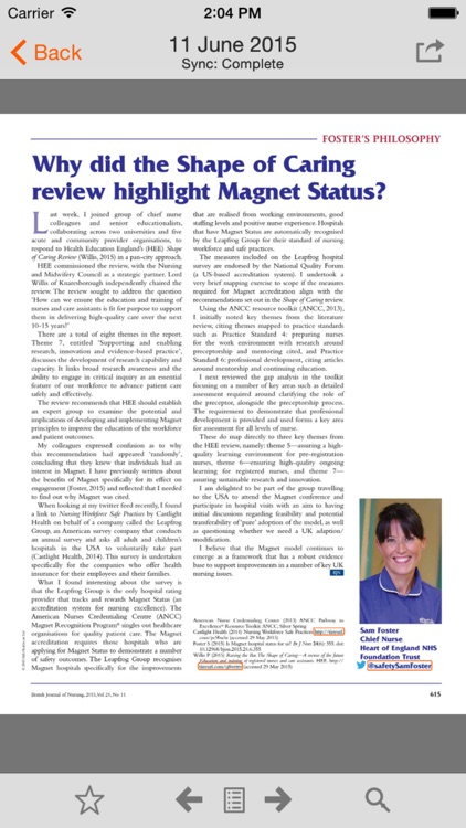 British Journal of Nursing screenshot-4
