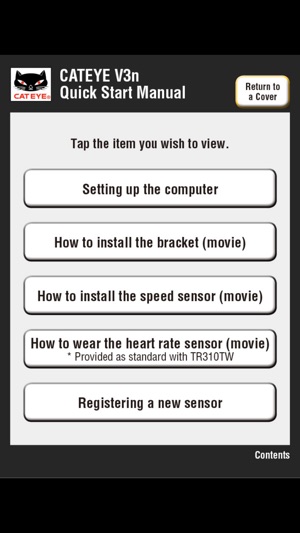 CatEye V3n Computer Quick Start(圖2)-速報App