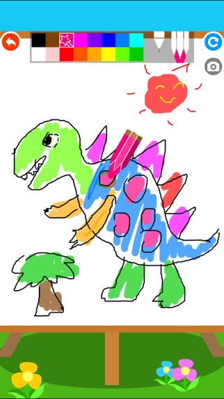 恐龙拼图简笔画图片