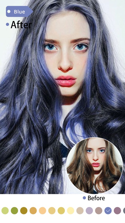 Beautify Plus-Hair Color Changer&Blemish Remover screenshot-4