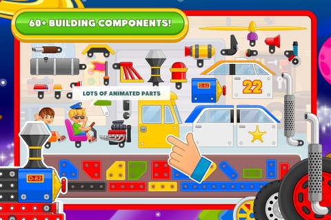 Car Builder Game: Police Car screenshot 3