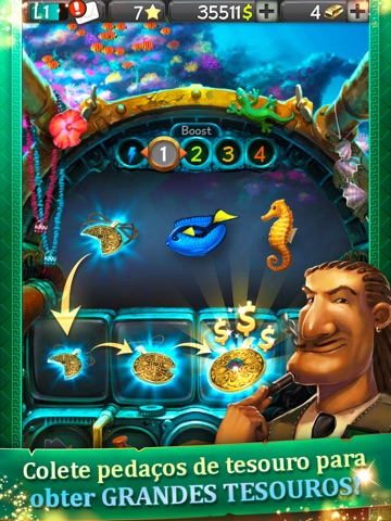 Caçadores de Tesouro - Slot Game! Bingo Adventure! screenshot 4