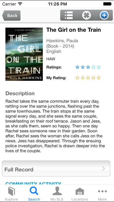 Rating description