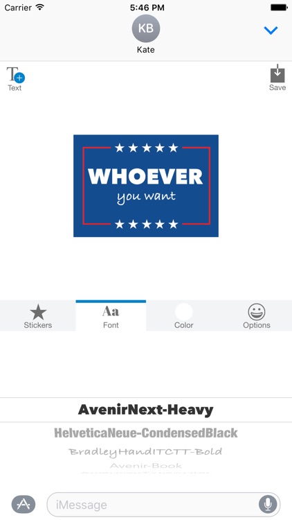 Election 2016 - MYOSE: Make Your Own Sticker Emoji screenshot-3