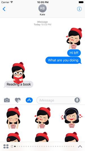 Girlmoji: Gril Emoji Stickers