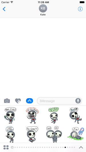 SkullGnome the Cute Grim Reaper Stickers(圖1)-速報App