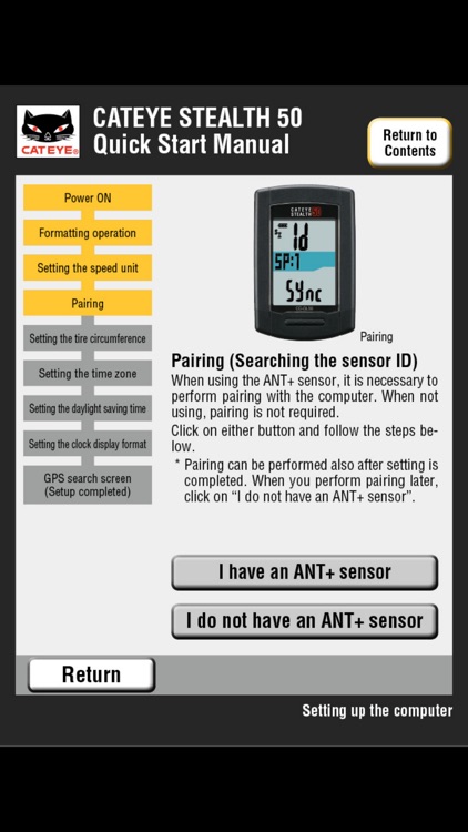 Stealth50 Quick Start