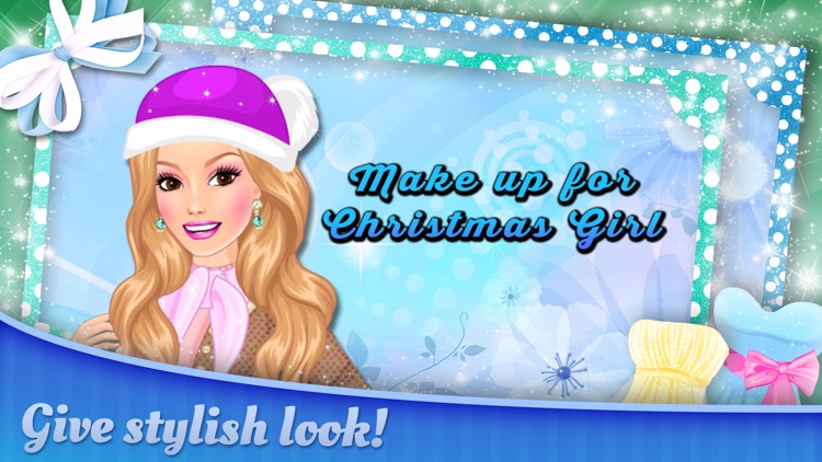 Make-up for Christmas Girl - Princess beauty salon