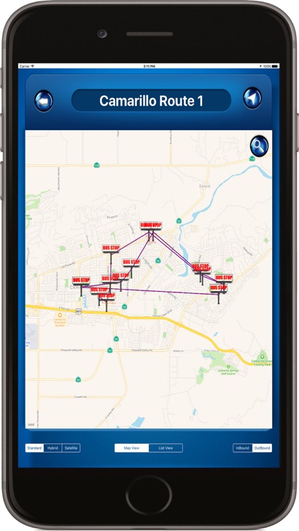 Camarillo Area (CAT) California USA where is Bus