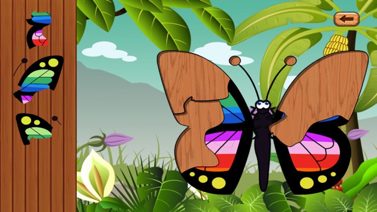 Butterfly baby games - learn with kids color game