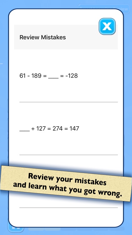 Mental Math Test — Addition and Subtraction screenshot-4