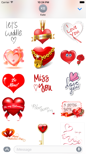 Love Stickers and Emoticons for iMessage(圖1)-速報App