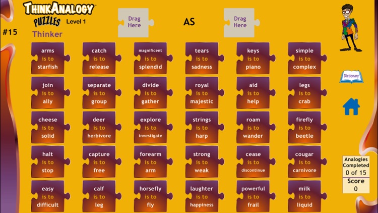 ThinkAnalogy™ Puzzles Level 1 screenshot-4