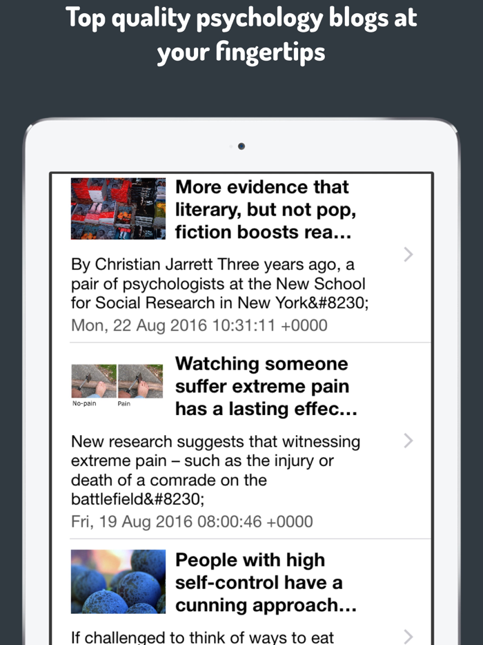 PsycExplorer - Whats Happening Now in Psychology