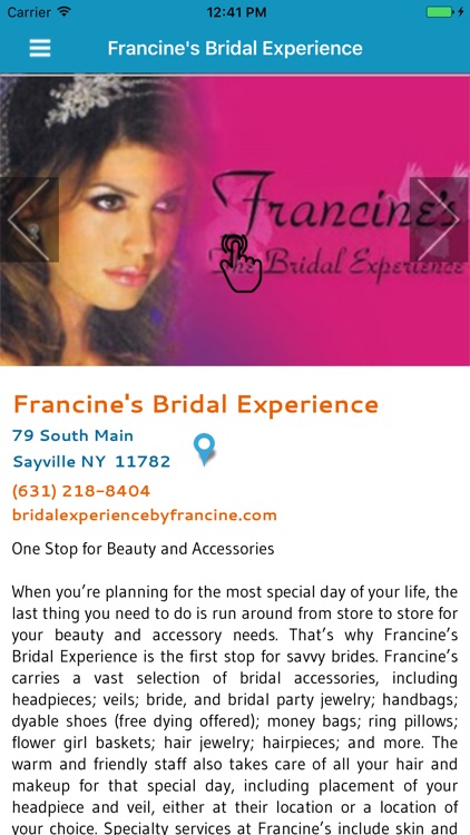 Francine's Bridal Experience