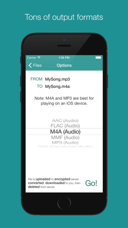 The Audio Converter - Convert your audio or music to nearly any file format to open or listen