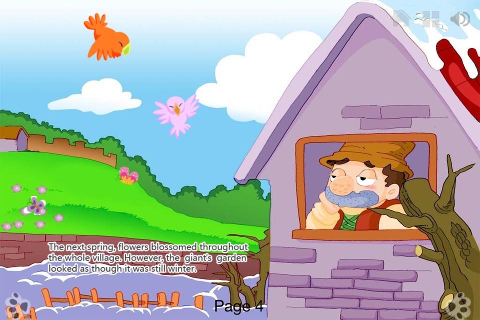 The Selfish Giant - Interactive Book by iBigToy screenshot 3