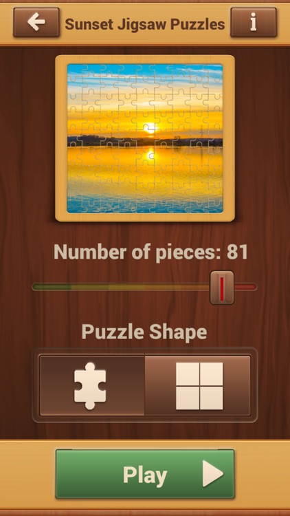 Sunset Puzzle Game - Nature Picture Jigsaw Puzzles