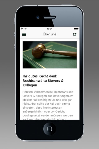 Rechtsanwälte Sievers screenshot 2