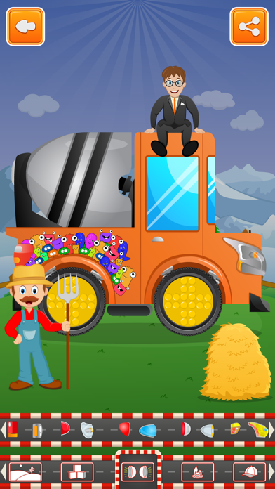 How to cancel & delete Little Tractor Builder Factory- Tractors Maker for kids from iphone & ipad 4