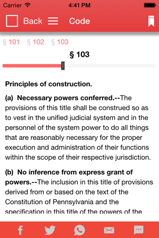 PA Judiciary and Judicial Procedure screenshot 2