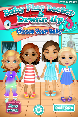 Baby Play Doctor & Dress Up - Kids Salon Games screenshot 3